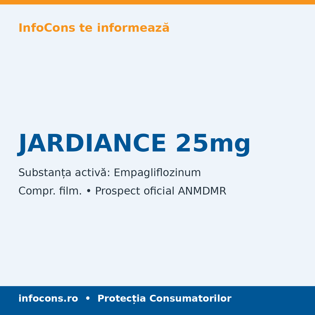JARDIANCE 25mg - Prospect Medical - InfoCons