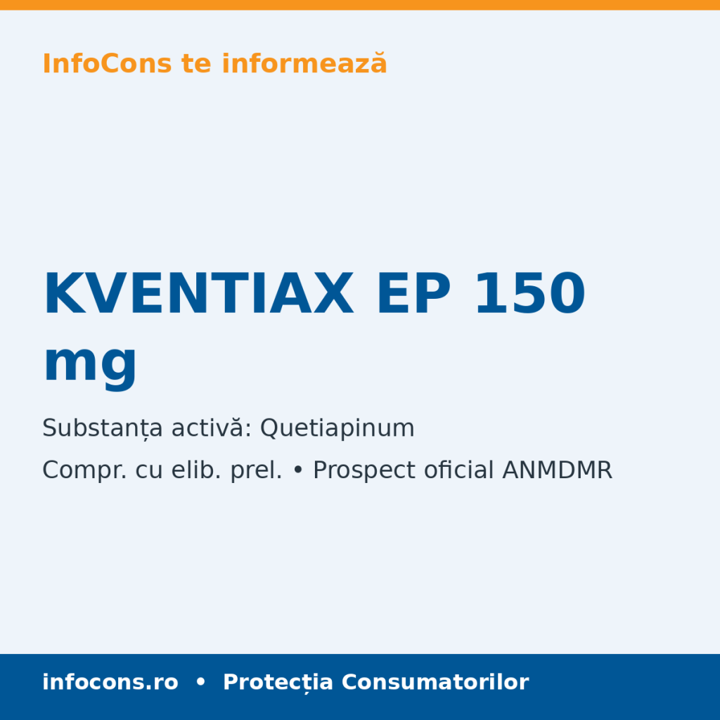 KVENTIAX EP 150 mg - Prospect Medical - InfoCons