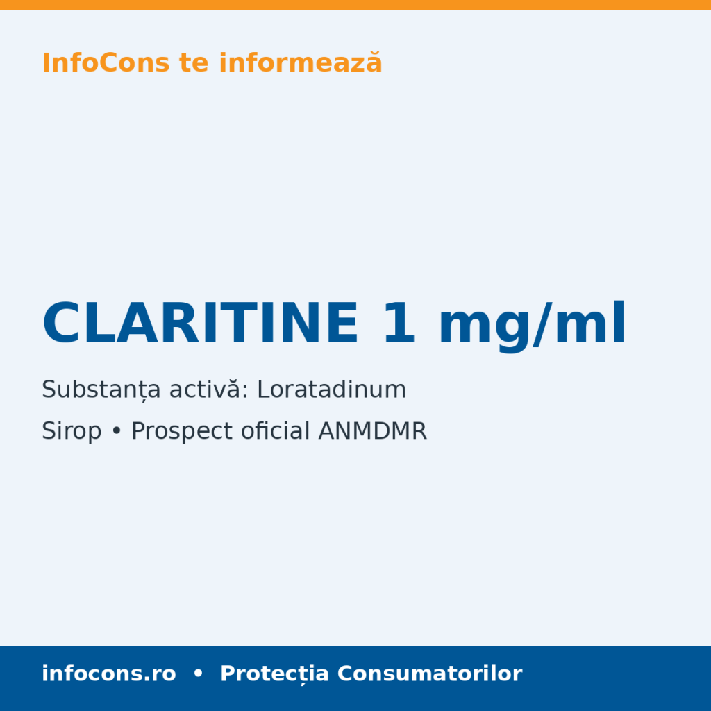 CLARITINE 1 mg/ml - Prospect Medical - InfoCons