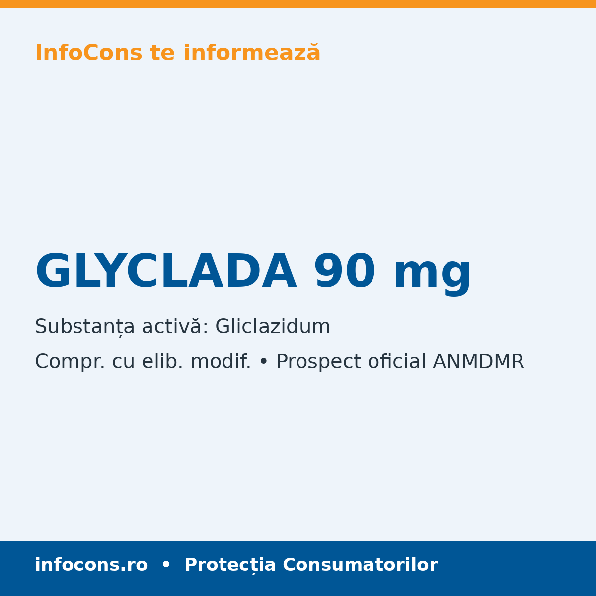 GLYCLADA 90 mg - Prospect Medical - InfoCons