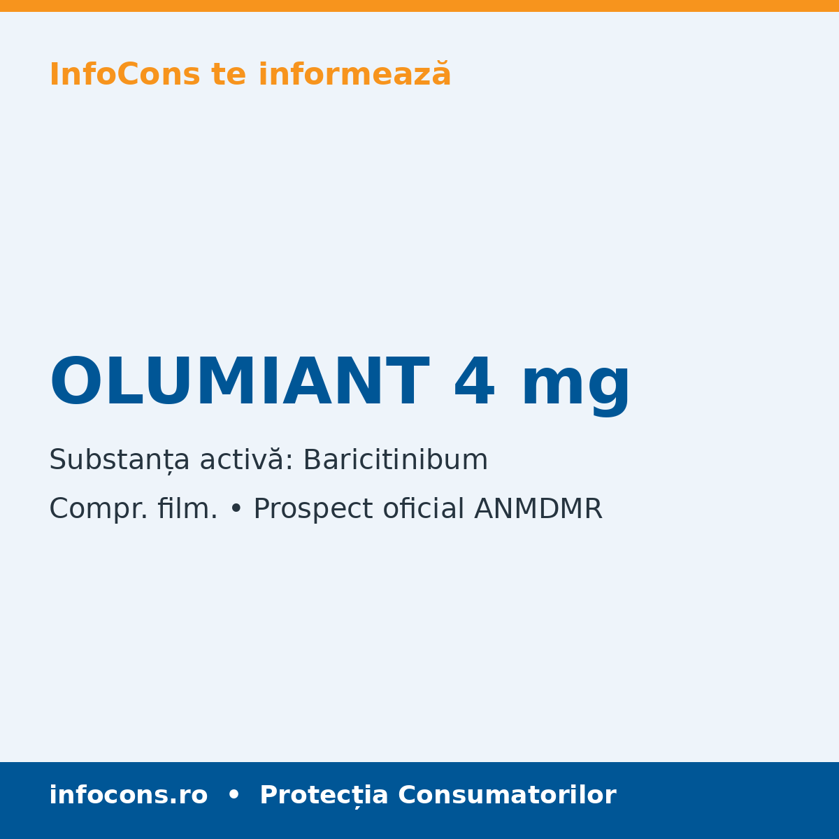 OLUMIANT 4 mg - Prospect Medical - InfoCons