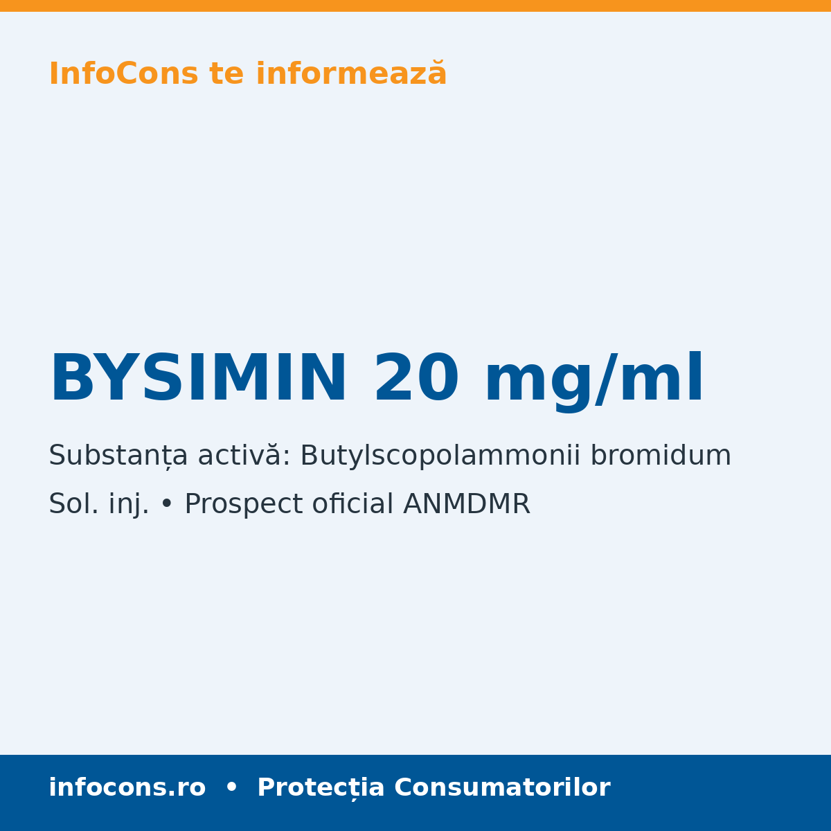 BYSIMIN 20 mg/ml - Prospect Medical - InfoCons