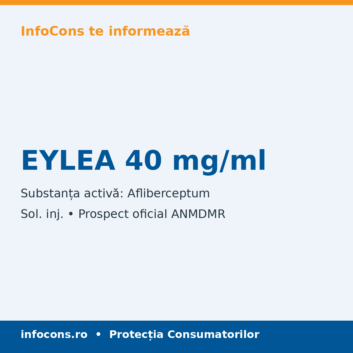 EYLEA 40 mg/ml - Prospect Medical - InfoCons