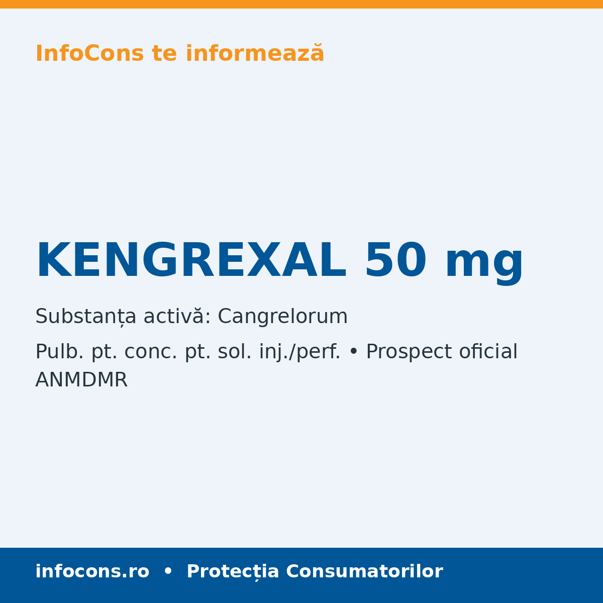 KENGREXAL 50 mg - Prospect Medical - InfoCons