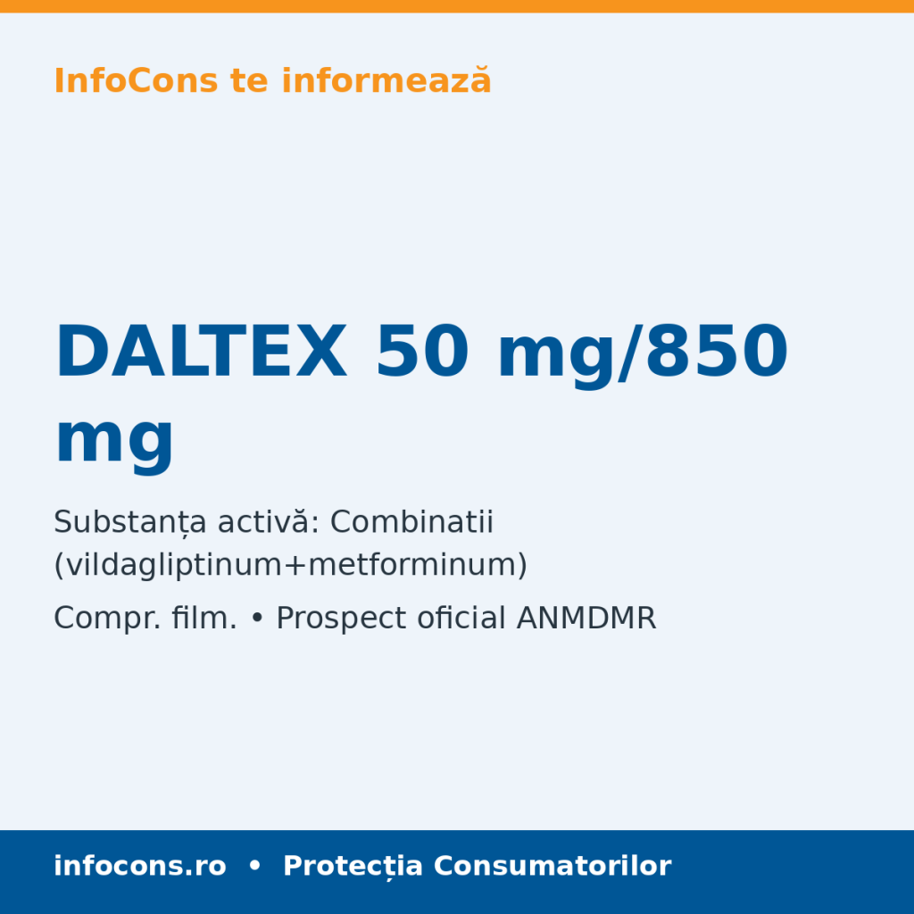 DALTEX 50 mg/850 mg - Prospect Medical - InfoCons