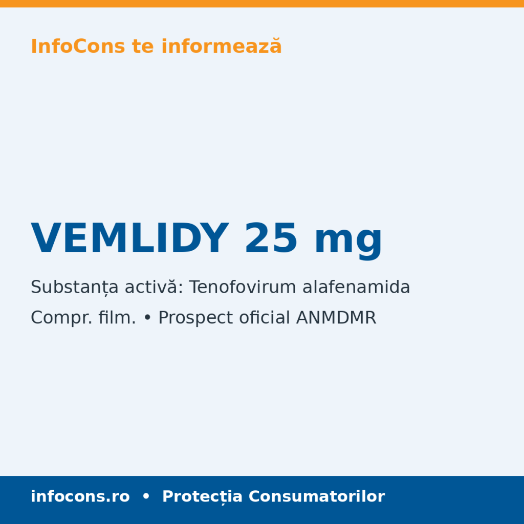 VEMLIDY 25 mg - Prospect Medical - InfoCons