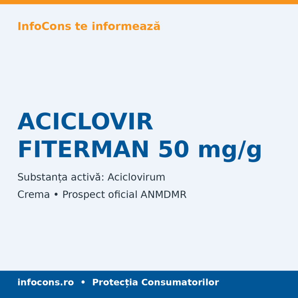ACICLOVIR FITERMAN 50 mg/g - Prospect Medical - InfoCons