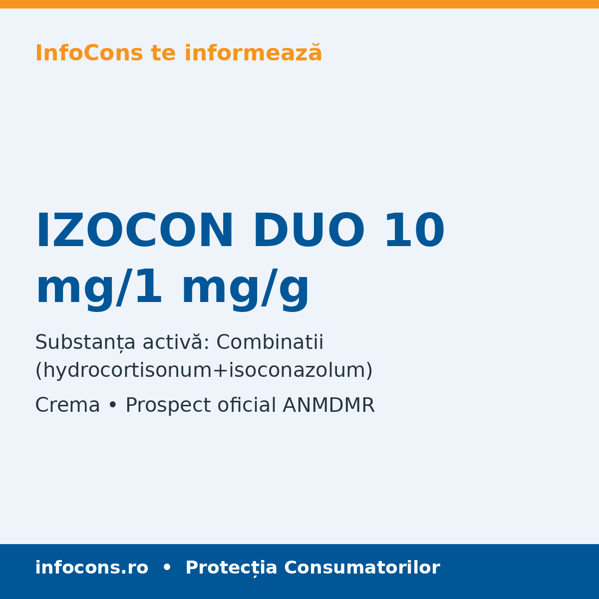 IZOCON DUO 10 mg/1 mg/g - Prospect Medical - InfoCons