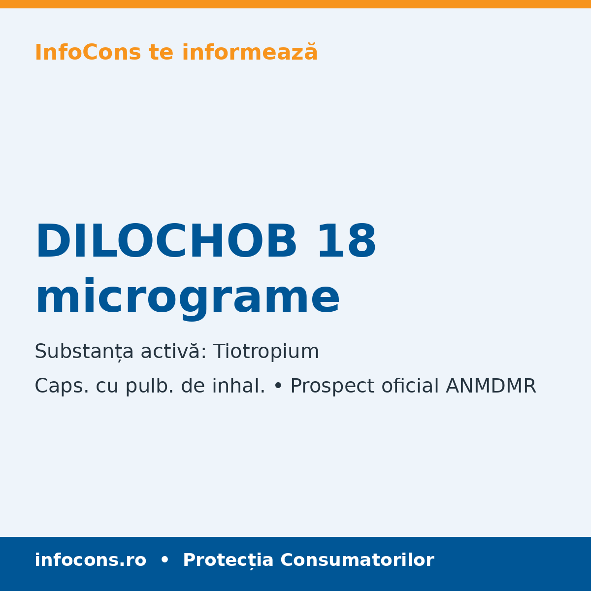 DILOCHOB 18 micrograme - Prospect Medical - InfoCons