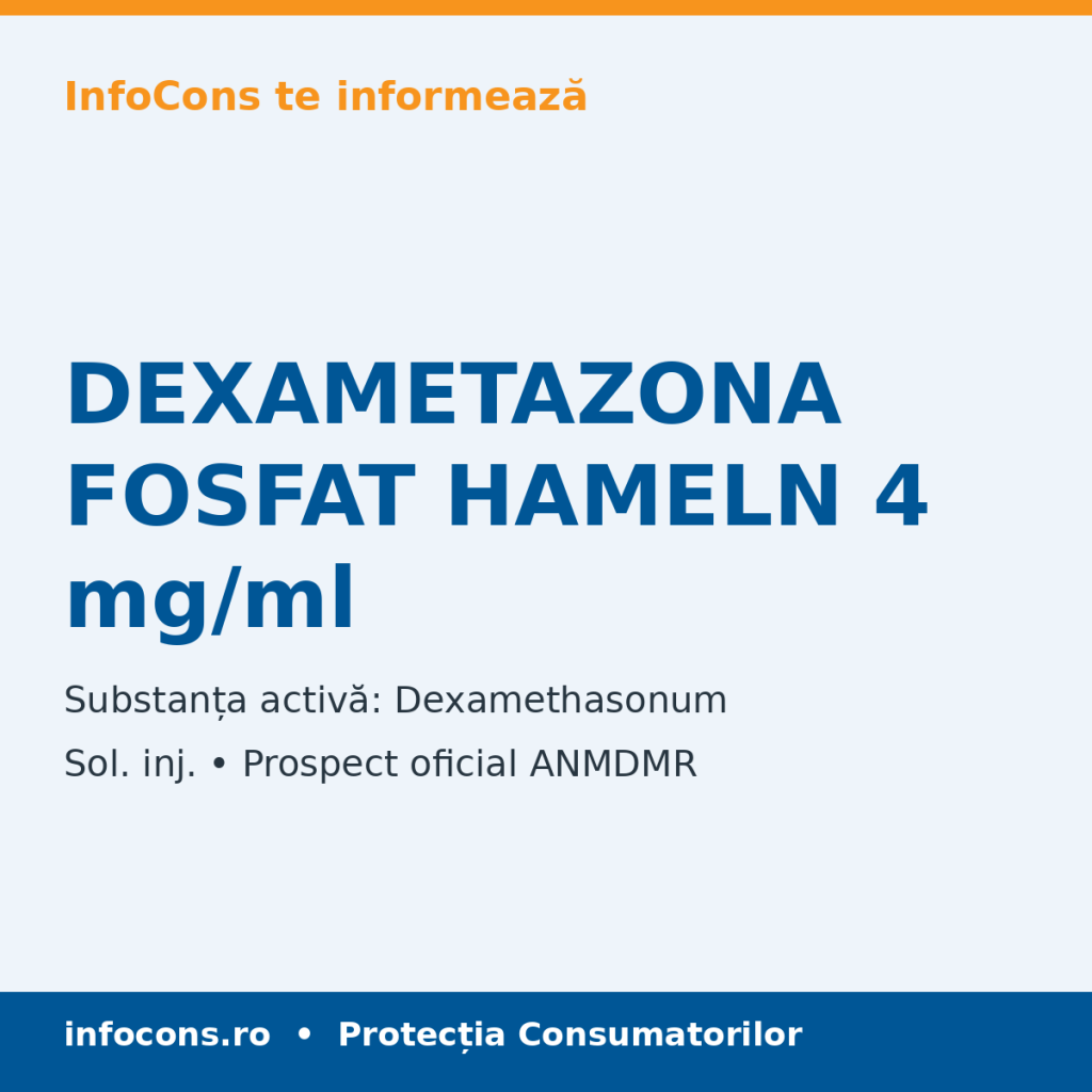 DEXAMETAZONA FOSFAT HAMELN 4 mg/ml - Prospect Medical - InfoCons