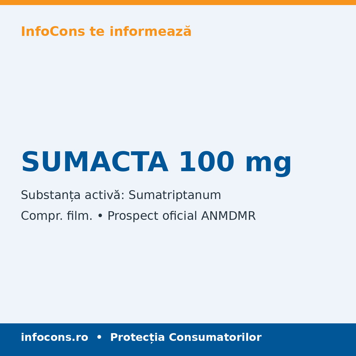 SUMACTA 100 mg - Prospect Medical - InfoCons