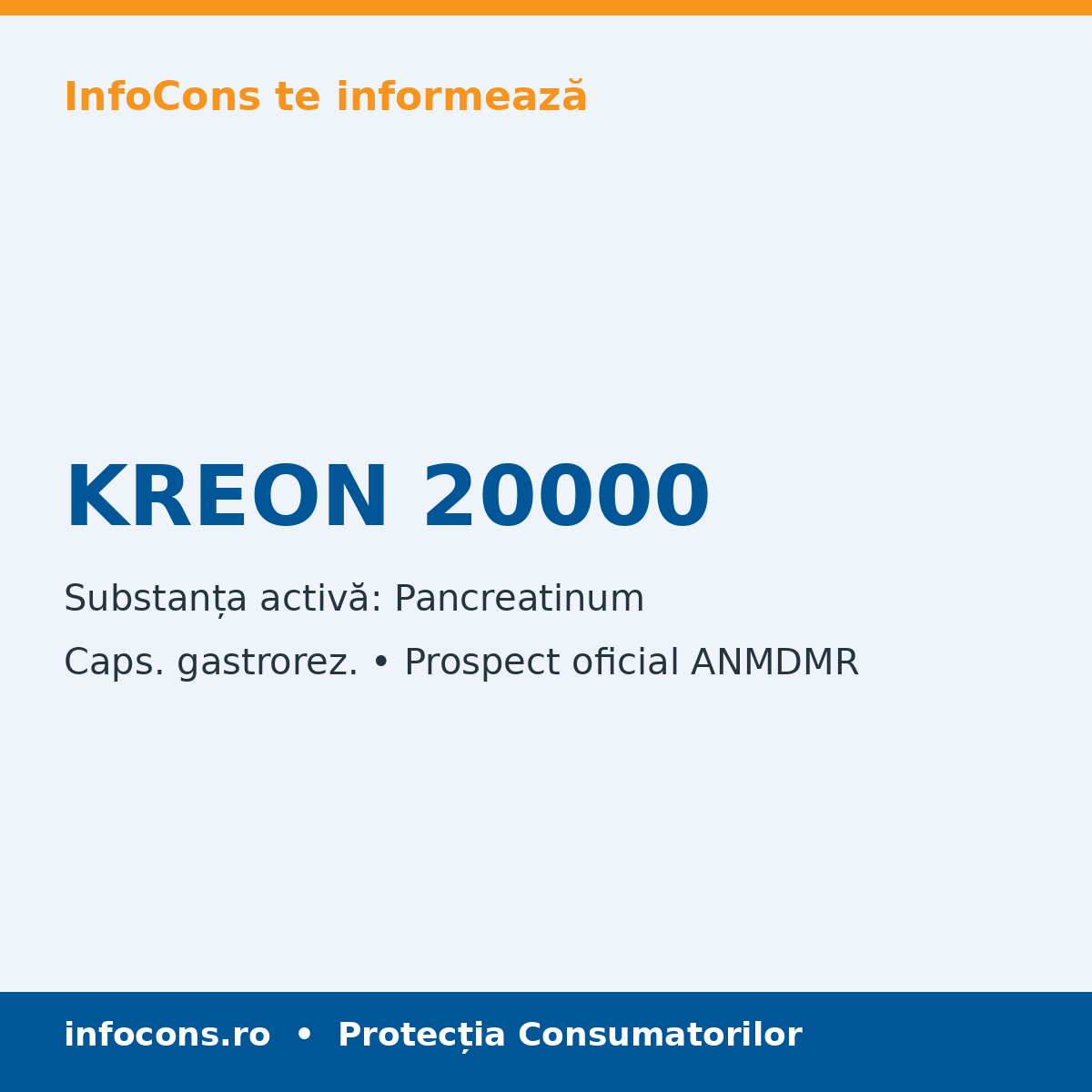 KREON 20000 - Prospect Medical - InfoCons