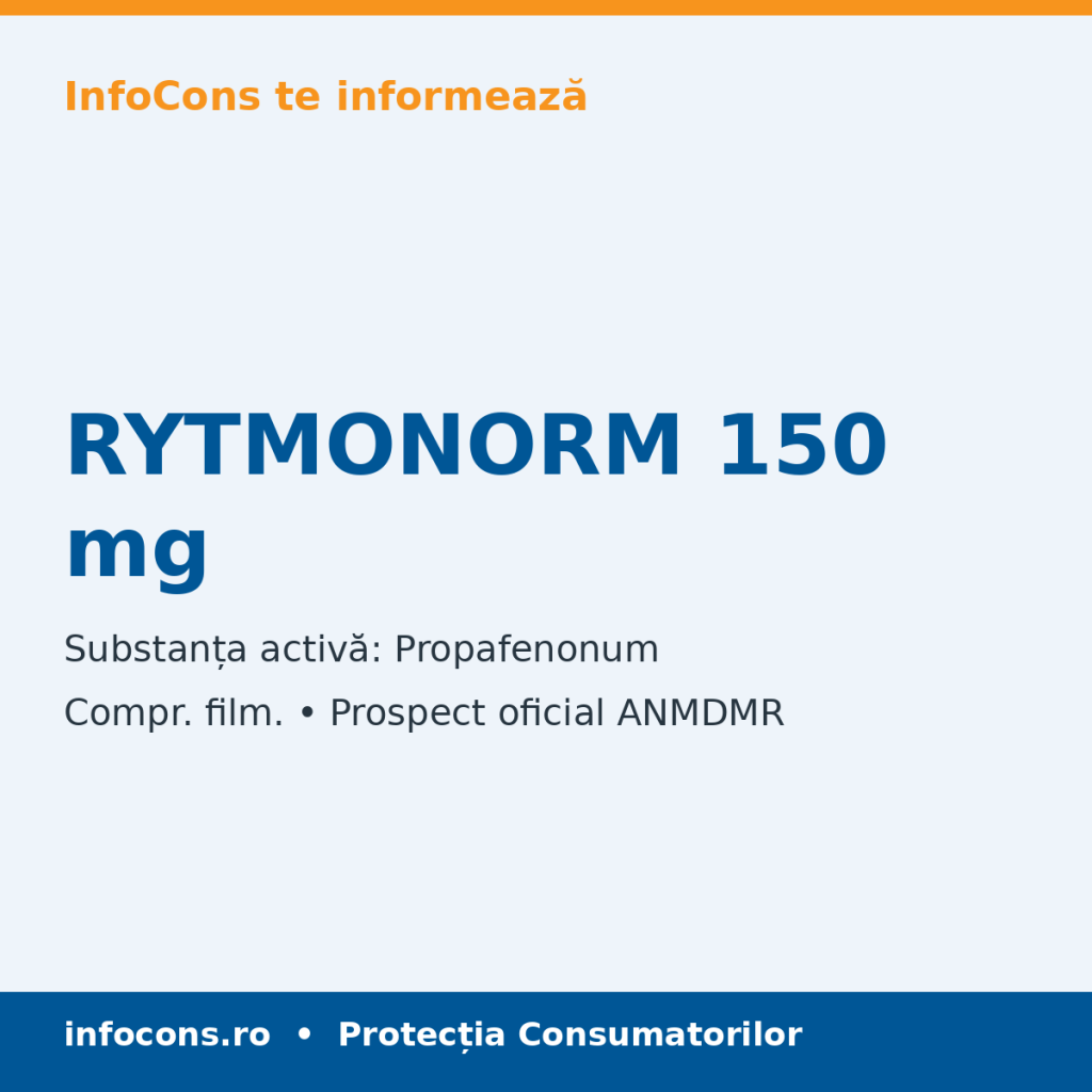RYTMONORM 150 mg - Prospect Medical - InfoCons