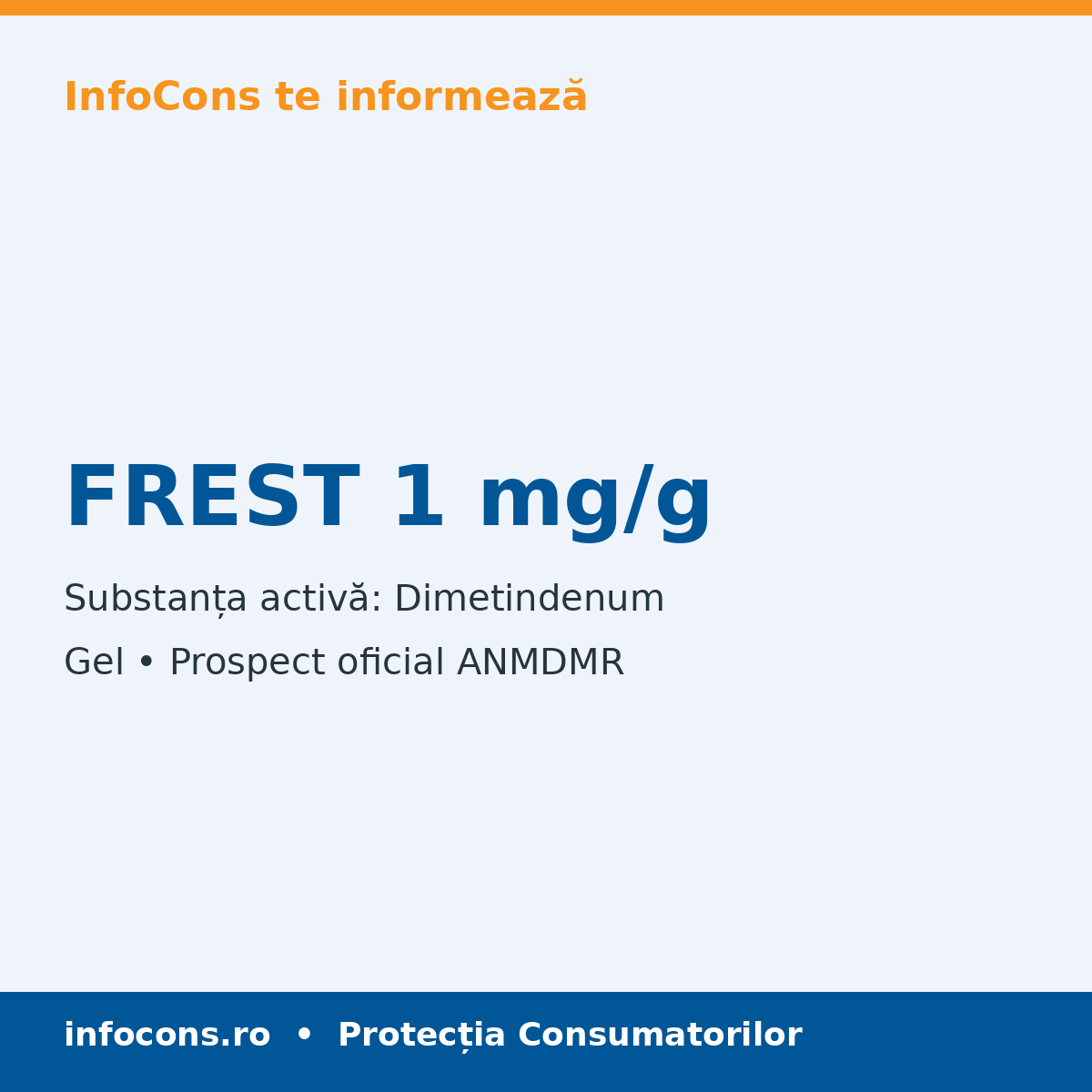 FREST 1 mg/g - Prospect Medical - InfoCons