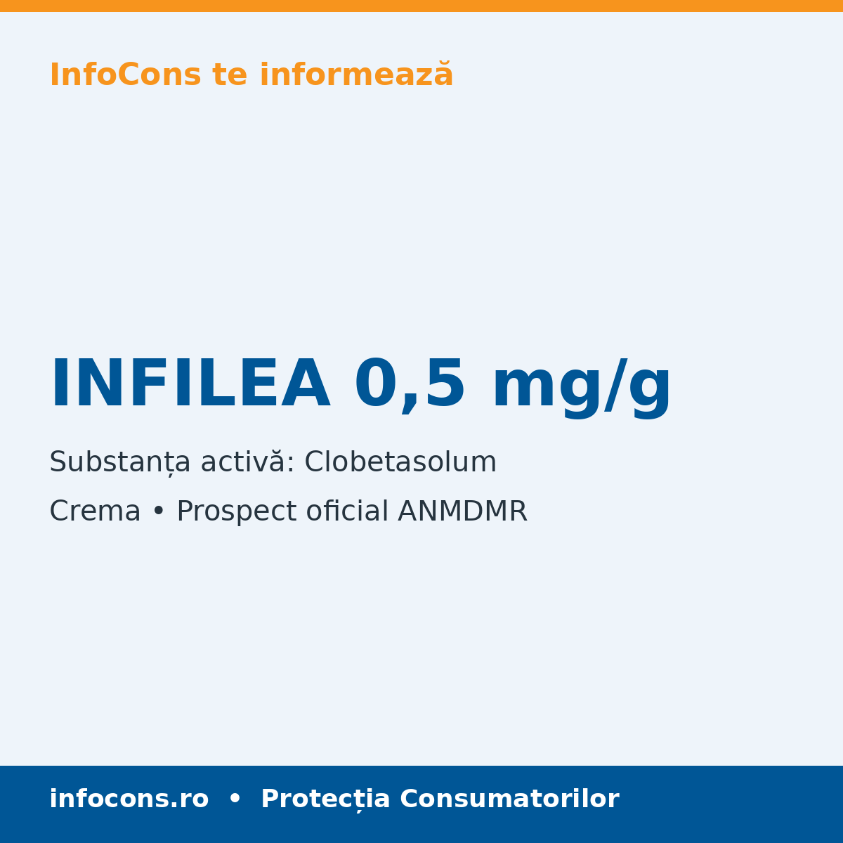 INFILEA 0,5 mg/g - Prospect Medical - InfoCons