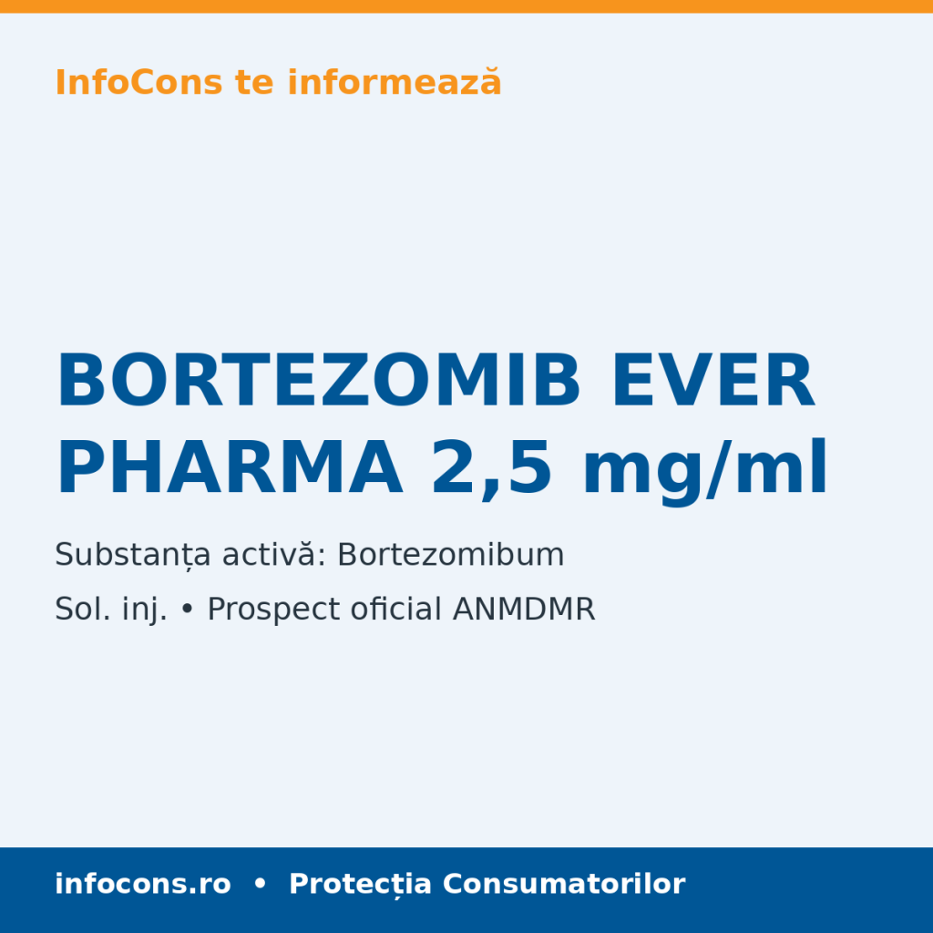 BORTEZOMIB EVER PHARMA 2,5 mg/ml - Prospect Medical - InfoCons