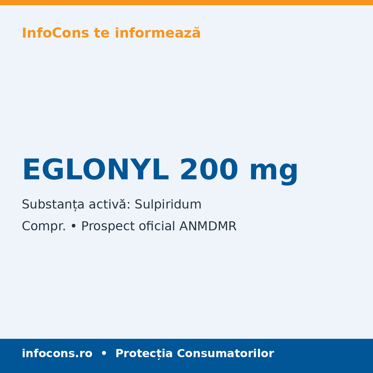 EGLONYL 200 mg - Prospect Medical - InfoCons