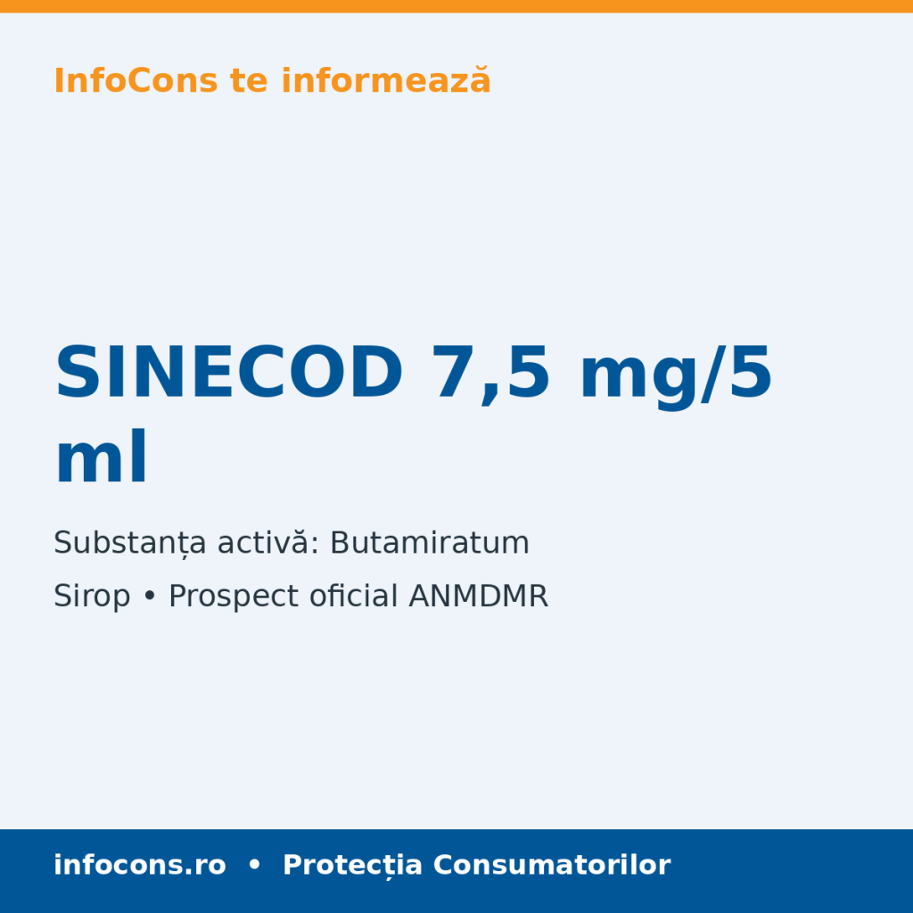 SINECOD 7,5 mg/5 ml - Prospect Medical - InfoCons