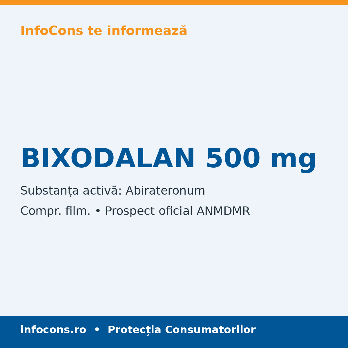 BIXODALAN 500 mg - Prospect Medical - InfoCons
