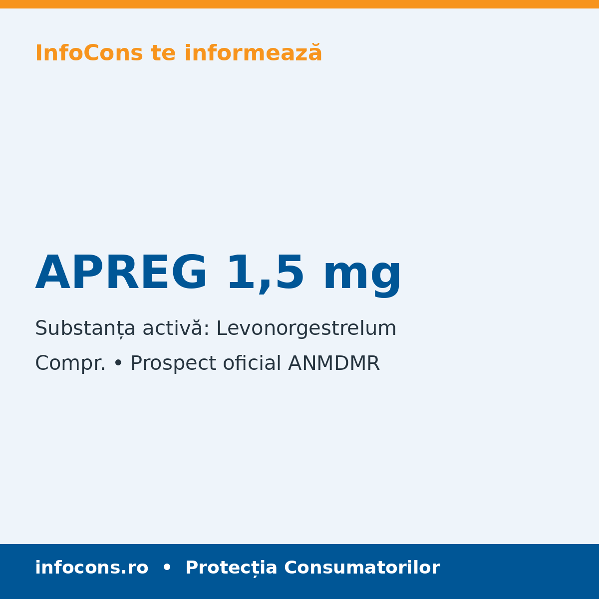 APREG 1,5 mg - Prospect Medical - InfoCons