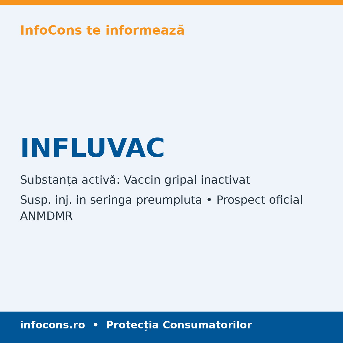 INFLUVAC - Prospect Medical - InfoCons