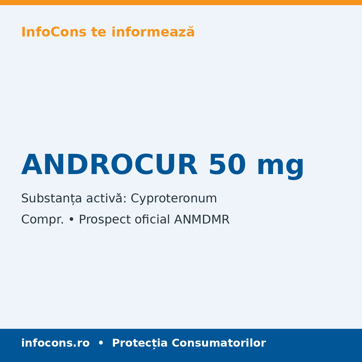 ANDROCUR 50 mg - Prospect Medical - InfoCons
