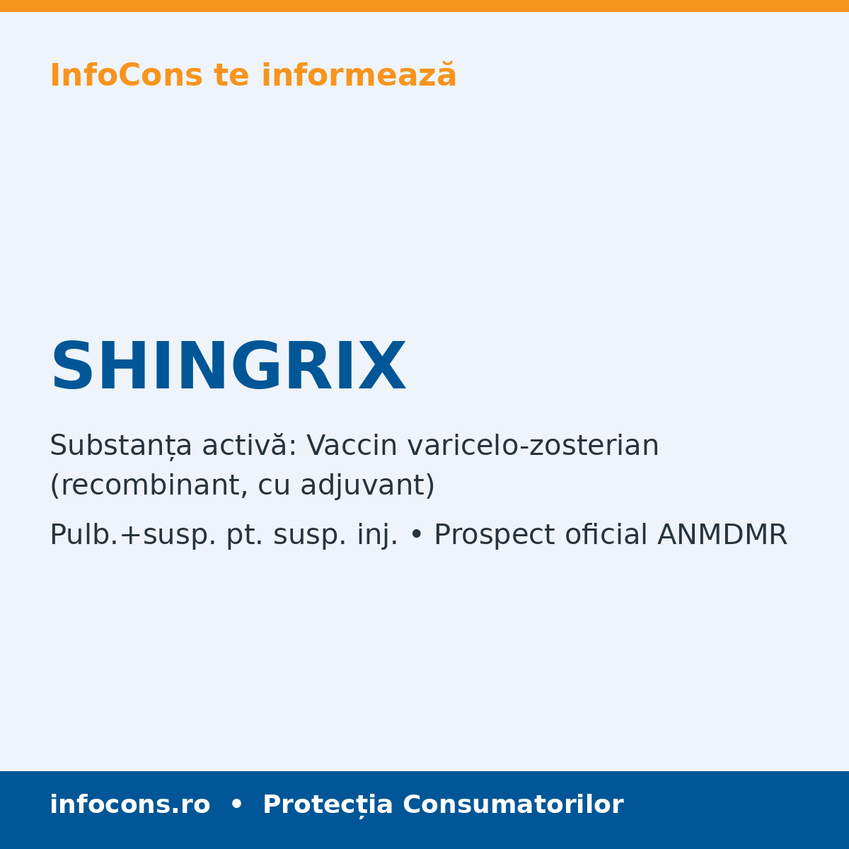 SHINGRIX - Prospect Medical - InfoCons
