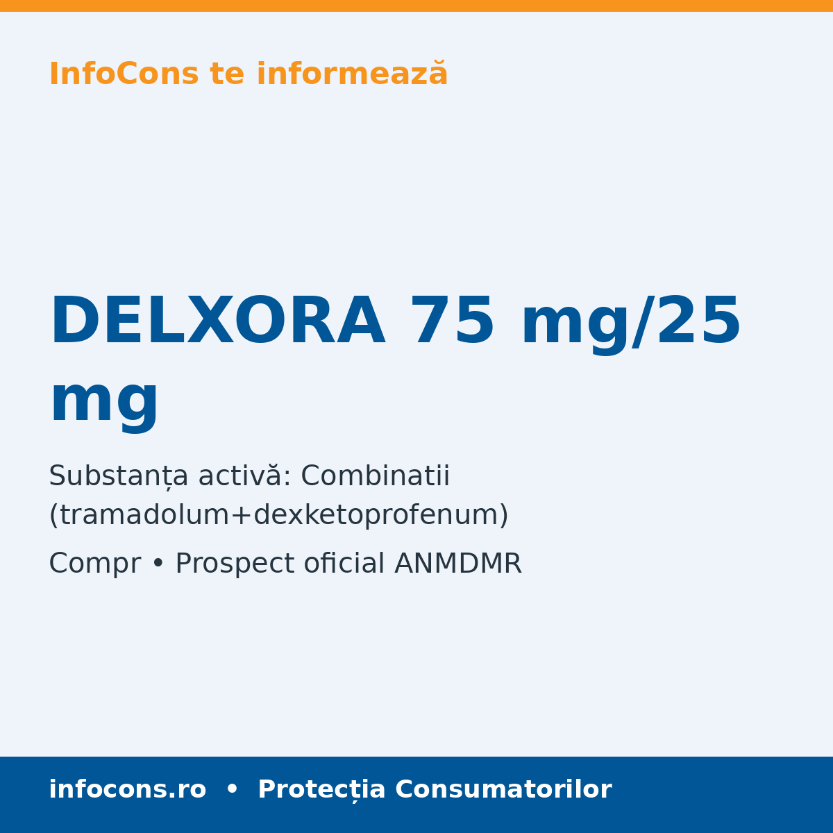 DELXORA 75 mg/25 mg - Prospect Medical - InfoCons