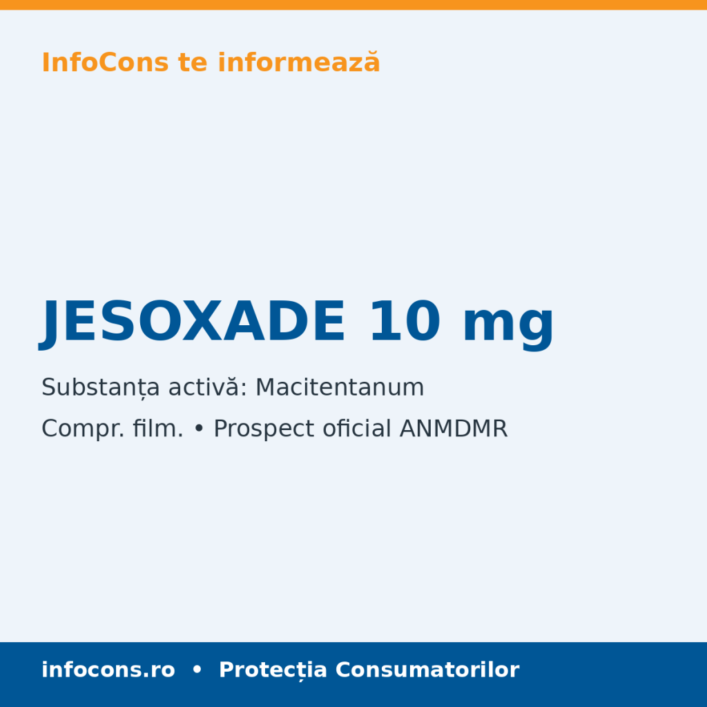 JESOXADE 10 mg - Prospect Medical - InfoCons