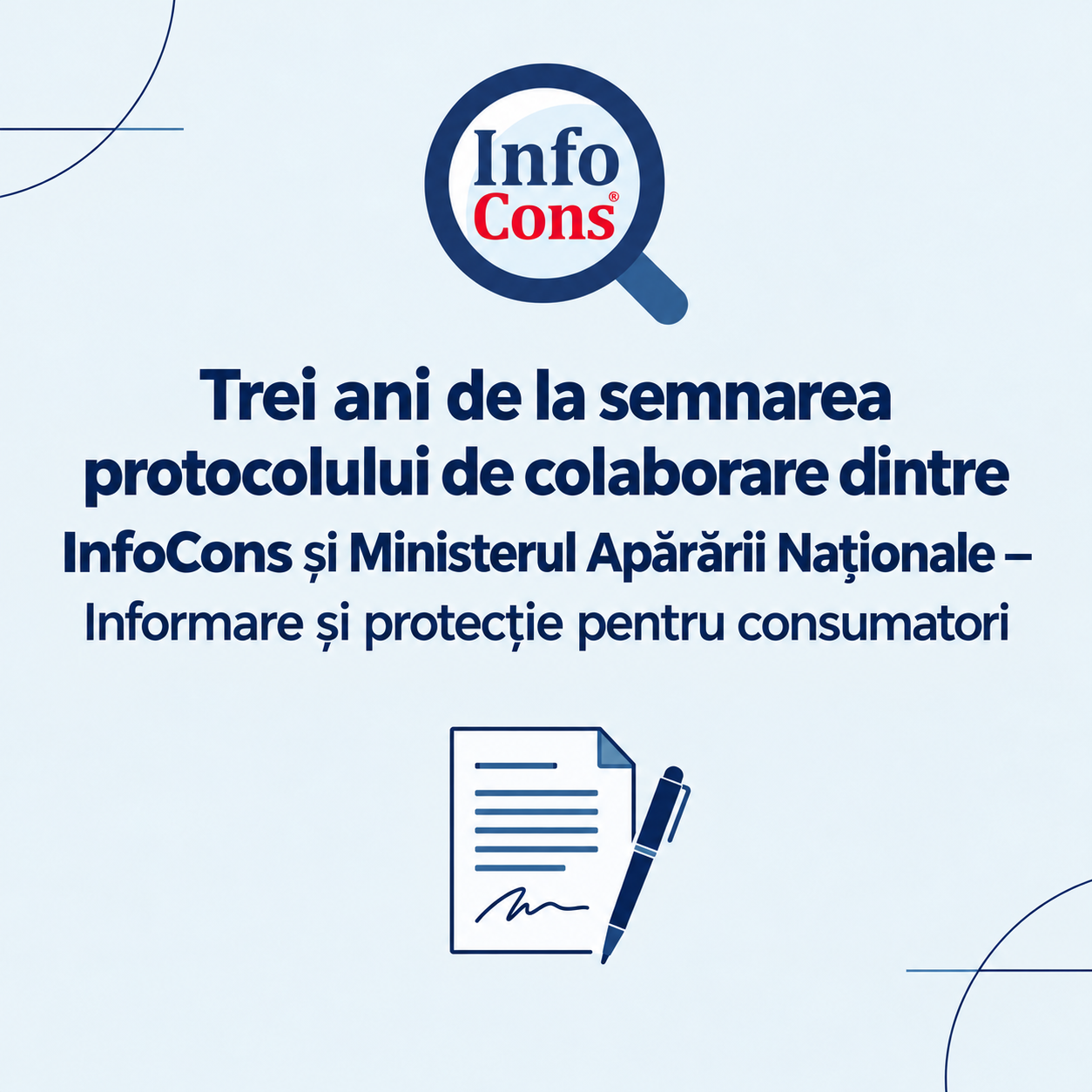 Ziua Armatei Române 2026 Trei ani de la semnarea protocolului de colaborare dintre InfoCons și Ministerul Apărării Naționale – Informare și protecție pentru consumatori
