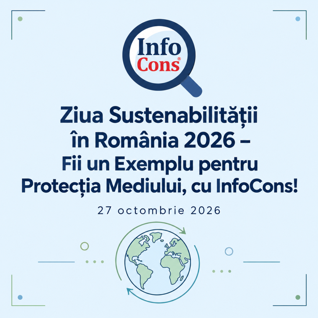 Ziua Sustenabilității în România 2026 – Fii un Exemplu pentru Protecția Mediului , cu InfoCons !